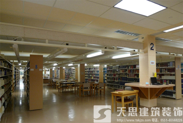 合肥裝飾公司圖書館設計書香四溢暢游書的海洋